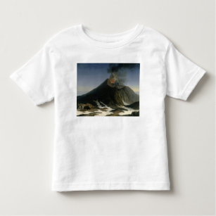 Camiseta Infantil A erupção de Etna