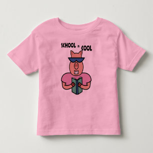 Camiseta Infantil A escola é t-shirt legal