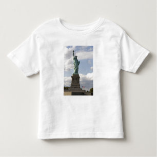 Camiseta Infantil A estátua da liberdade na ilha da liberdade em