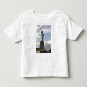Camiseta Infantil A Estátua da Liberdade na Ilha da Liberdade em Nov