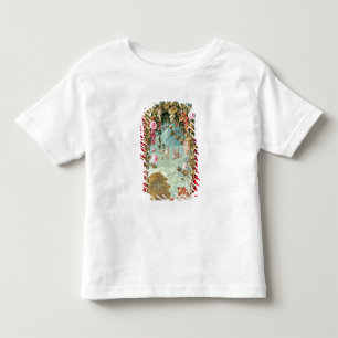 Camiseta Infantil A fábula de Esopo o Fox e as uvas