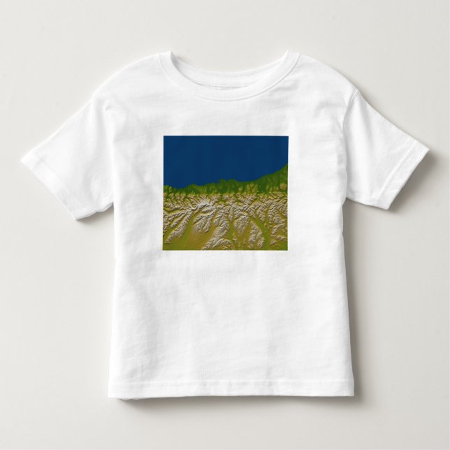 Camiseta Infantil A falha alpina ao longo da costa oeste (Frente)