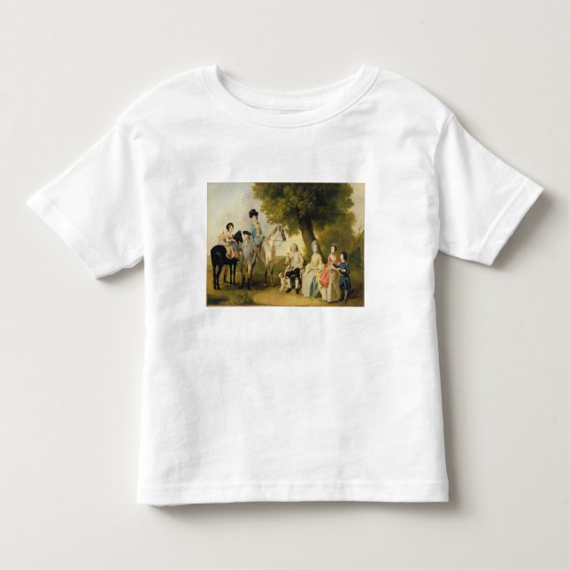 Camiseta Infantil A família de Drummond, c.1769 (óleo em canvas) (Frente)