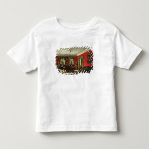 Camiseta Infantil A família de Nashchokin na sala de estar