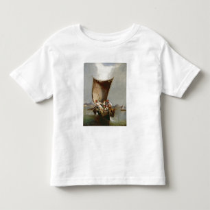 Camiseta Infantil A família do pescador (óleo em canvas)
