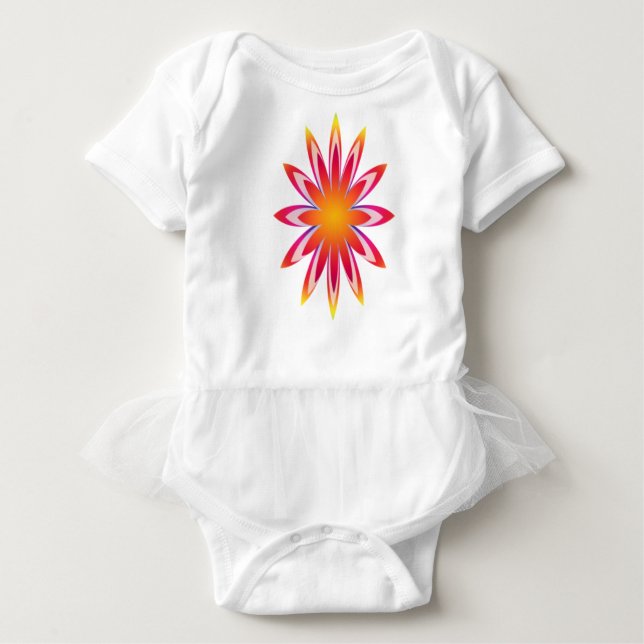 Camiseta Infantil A Flor Brilhante - (Frente)