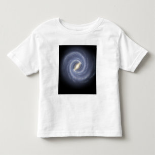 Camiseta Infantil A galáxia da Via Láctea