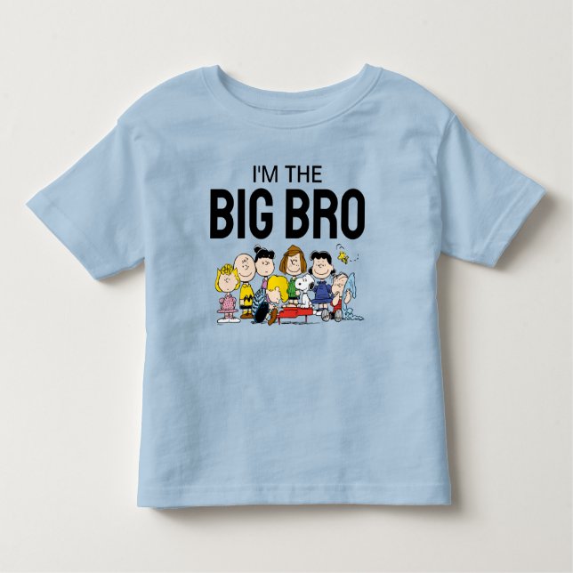 Camiseta Infantil A Gangue dos amendoins | Sou o Big Brother (Frente)