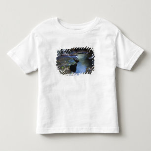 Camiseta Infantil A garganta do entalhe do metro