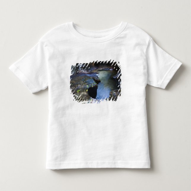 Camiseta Infantil A garganta do entalhe do metro (Frente)