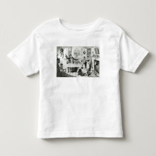 Camiseta Infantil A garrafa, placa mim