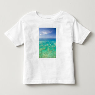 Camiseta Infantil A Grande Barreira de Coral, vista aérea de Green