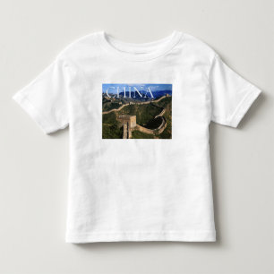 Camiseta Infantil A Grande Muralha   Jinshanling, China