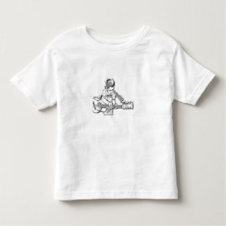 Camiseta Infantil A guitarra caçoa o t-shirt
