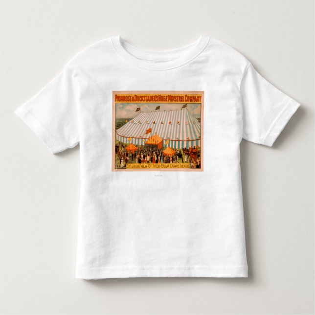 Camiseta Infantil A ideia exterior do Minstrel do teatro enorme das (Frente)
