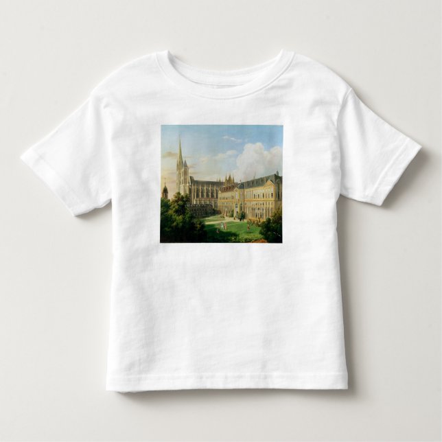 Camiseta Infantil A igreja da abadia de Santo-Denis (Frente)