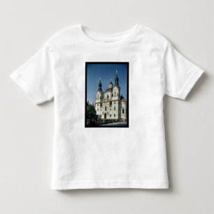 Camiseta Infantil A igreja de São Nicolau, construída 1703-61
