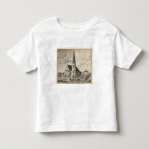 Camiseta Infantil A igreja e a residência paroquial de St Peter