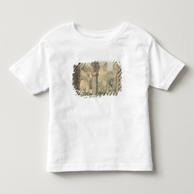 Camiseta Infantil A ilha santamente de St Cuthbert, 1797 (w/c sobre (Frente)
