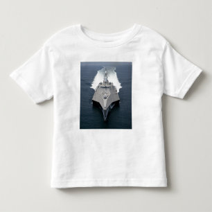Camiseta Infantil A independência litoral do navio de combate