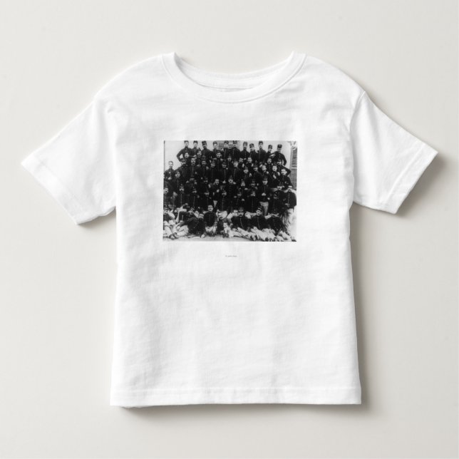 Camiseta Infantil A infantaria grega comanda PhotographGreece (Frente)