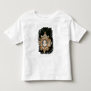 Camiseta Infantil A jóia de Gresley, com os retratos diminutos do