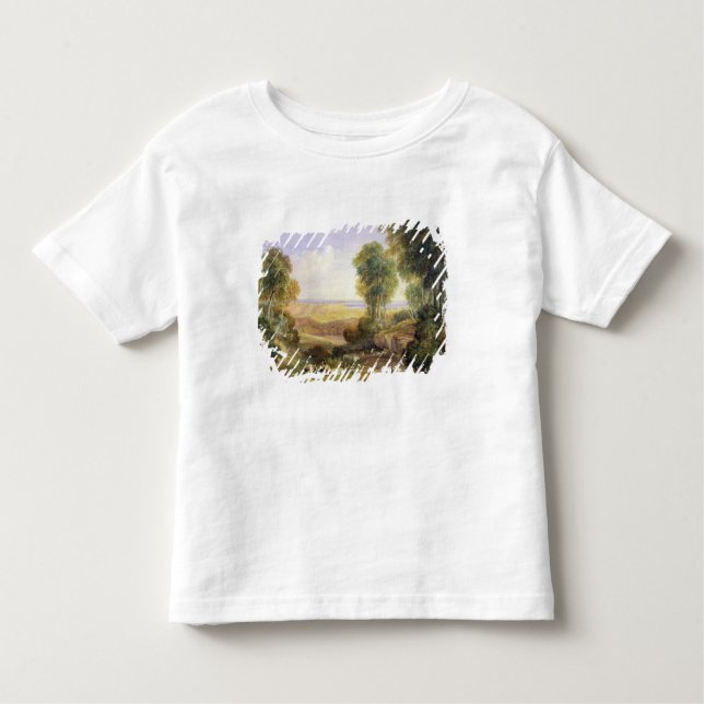 Camiseta Infantil A junção do Severn e o Wye com Chepst (Frente)