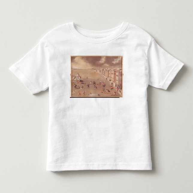 Camiseta Infantil A lagoa congelada em 1708 (Frente)