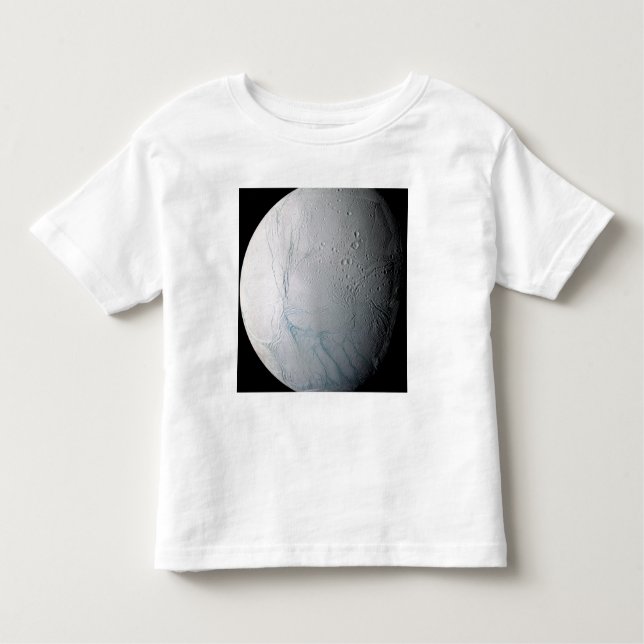 Camiseta Infantil A lua de Saturno Enceladus 2 (Frente)