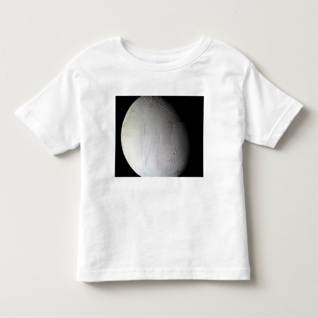 Camiseta Infantil A lua de Saturno Enceladus 3 (Frente)