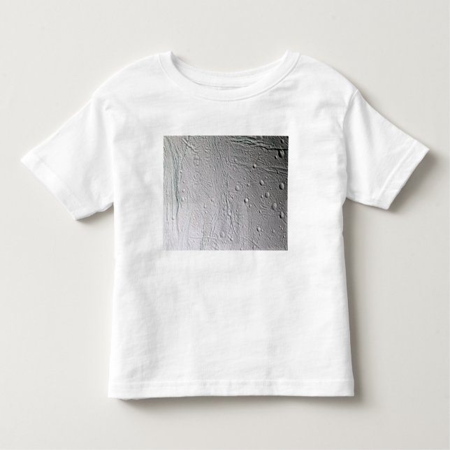 Camiseta Infantil A lua de Saturno Enceladus 4 (Frente)
