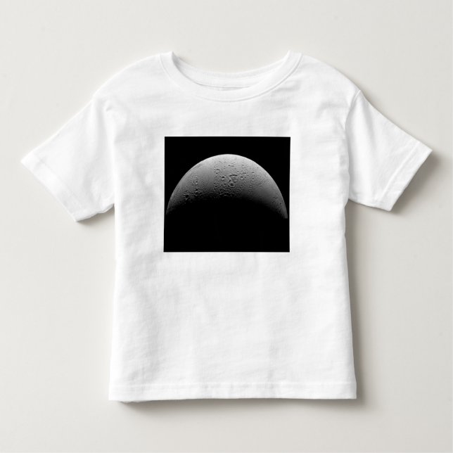 Camiseta Infantil A lua de Saturno Enceladus 5 (Frente)