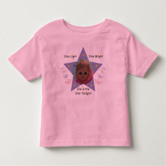 Camiseta Infantil A luz da estrela, Star brilhante
