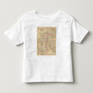 Camiseta Infantil A madeira aterra o mapa 6
