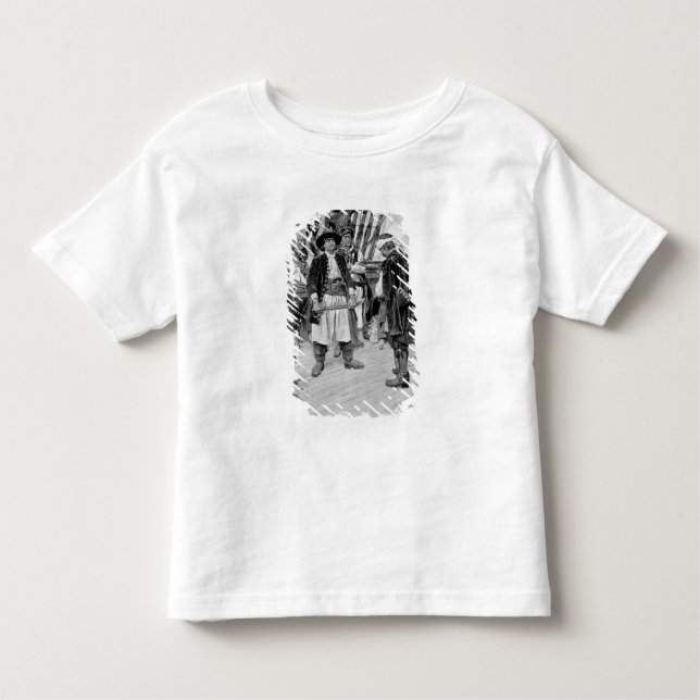 Camiseta Infantil A mais grande do capitão Tongrelow Tomada, (Frente)