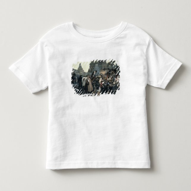 Camiseta Infantil A manhã da execução do Streltsy (Frente)
