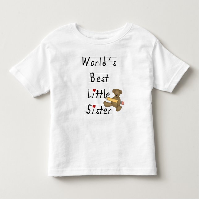 Camiseta Infantil A Melhor Irmã do Mundo (Frente)