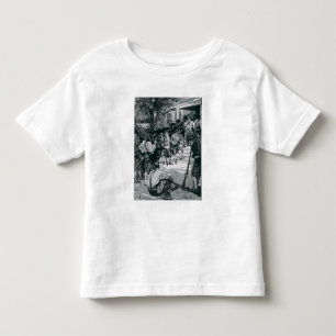 Camiseta Infantil A multidão de Shays na possessão de um tribunal