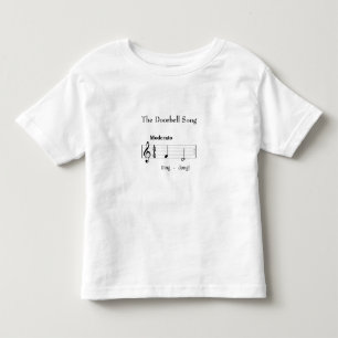 Camiseta Infantil A Música Humorosa Da campainha