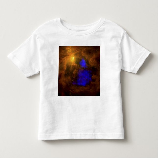 Camiseta Infantil A nebulosa de Órion no infravermelho (Frente)
