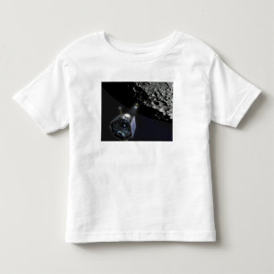 Camiseta Infantil A observação da cratera lunar