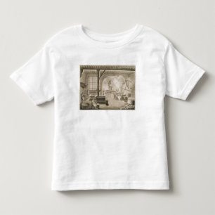 Camiseta Infantil A oficina de um tintureiro de seda, 'do DES de