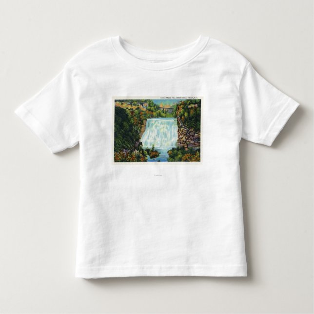Camiseta Infantil A opinião do desfiladeiro da angra da queda, (Frente)