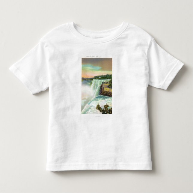 Camiseta Infantil A opinião o americano cai da ilha da cabra (Frente)