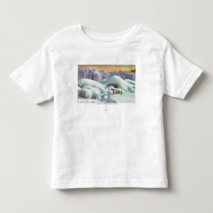 Camiseta Infantil A opinião o americano cai no inverno