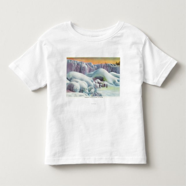 Camiseta Infantil A opinião o americano cai no inverno (Frente)