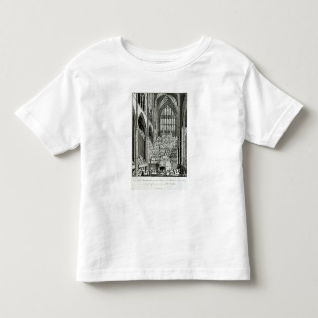 Camiseta Infantil A orquestra e os executores em Westminster (Frente)
