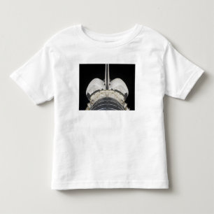 Camiseta Infantil A parcela traseira do esforço do vaivém espacial