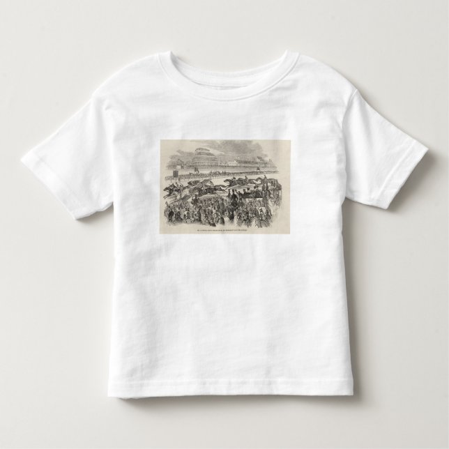 Camiseta Infantil A perseguição grande do Steeple de Liverpool em (Frente)