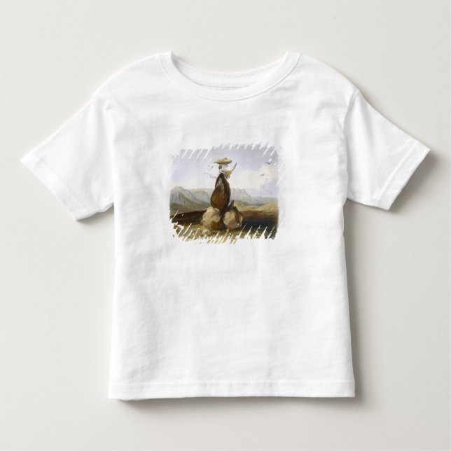 Camiseta Infantil A pilha mágica erigida pelos indianos de (Frente)